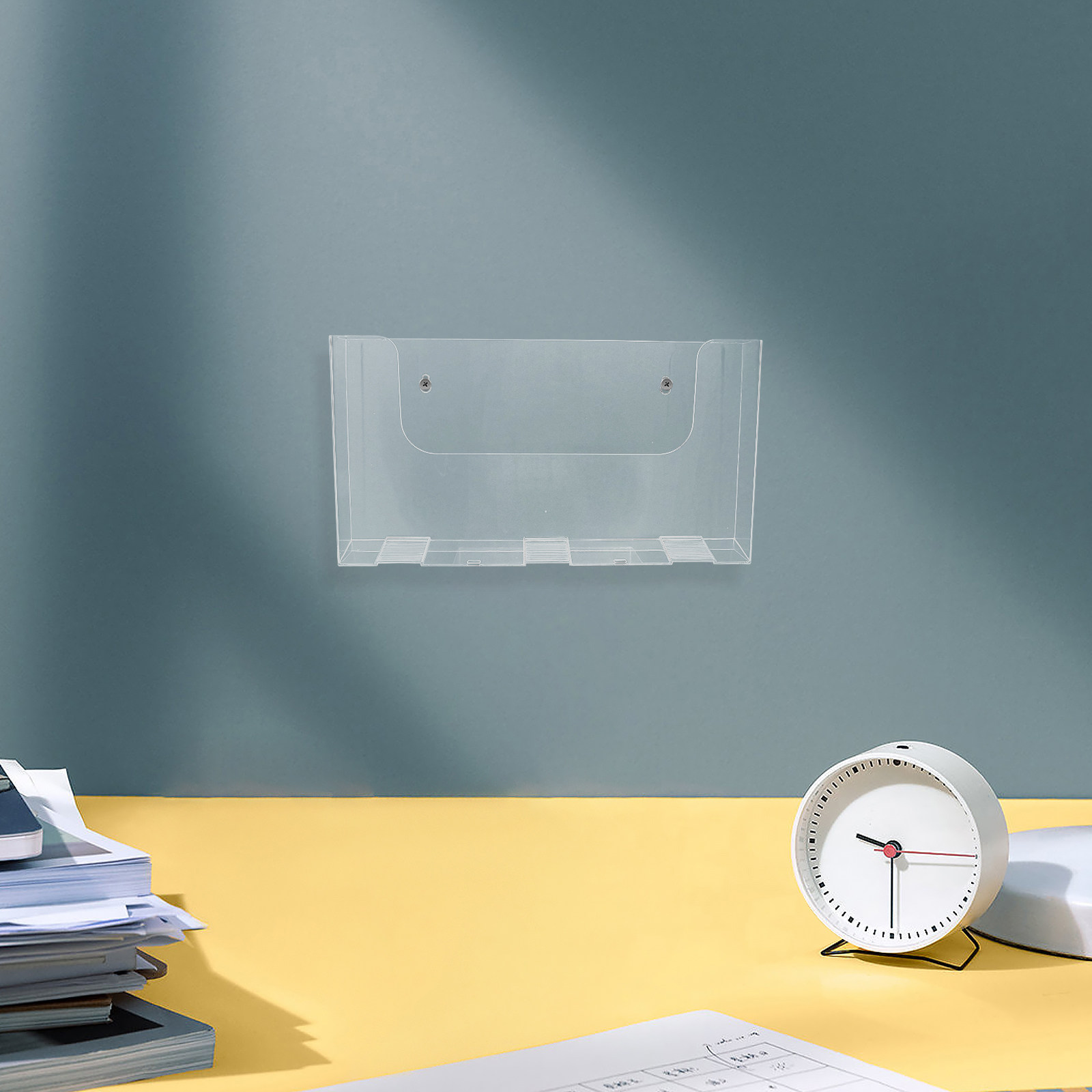 Magazine Holder Rack - Akrylowy uchwyt na dokumenty do montażu