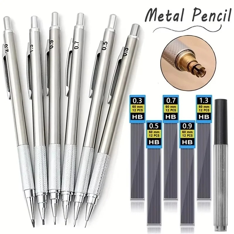 Mechanical Pencil 0.3 - Zestaw mechanicznych ołówków w całości z
