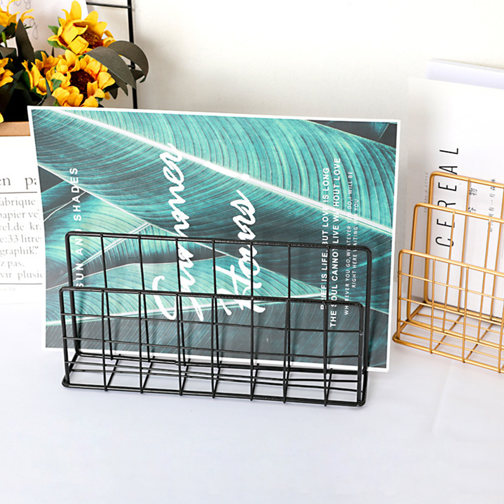 Metalowy organizer na biurko d – Magazine Holder Rack recenzja i cena