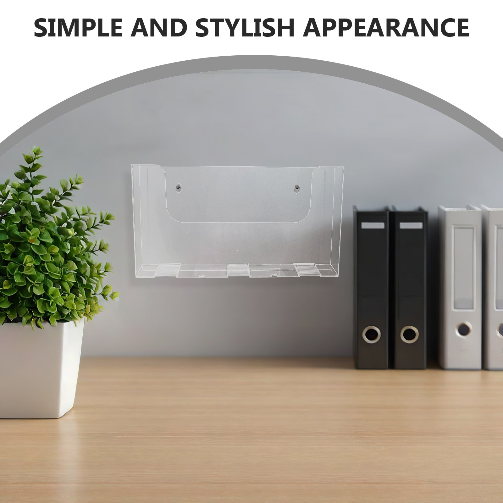 Akrylowy uchwyt na dokumenty d – Magazine Holder Rack recenzja i cena