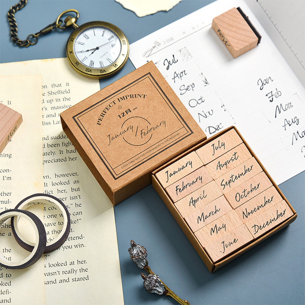 Stempel gumowy z naturalnego d – Rubber Date Stamp recenzja i cena