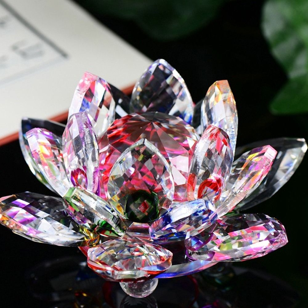 Kryształowy kwiat lotosu figur – Paper Weight Crystal recenzja i cena