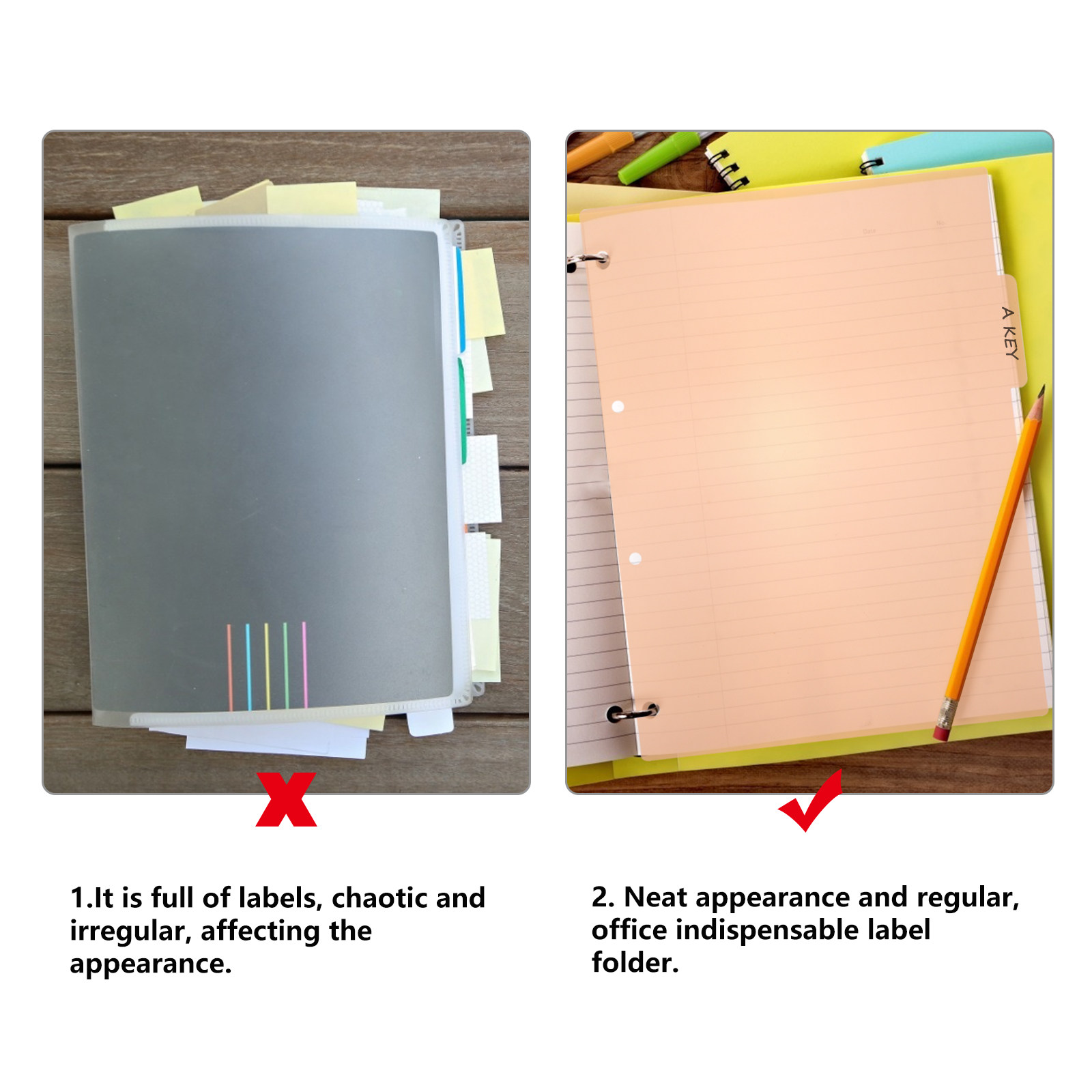 10 sztuk profesjonalnych plast – Tab Divider A4 recenzja i cena