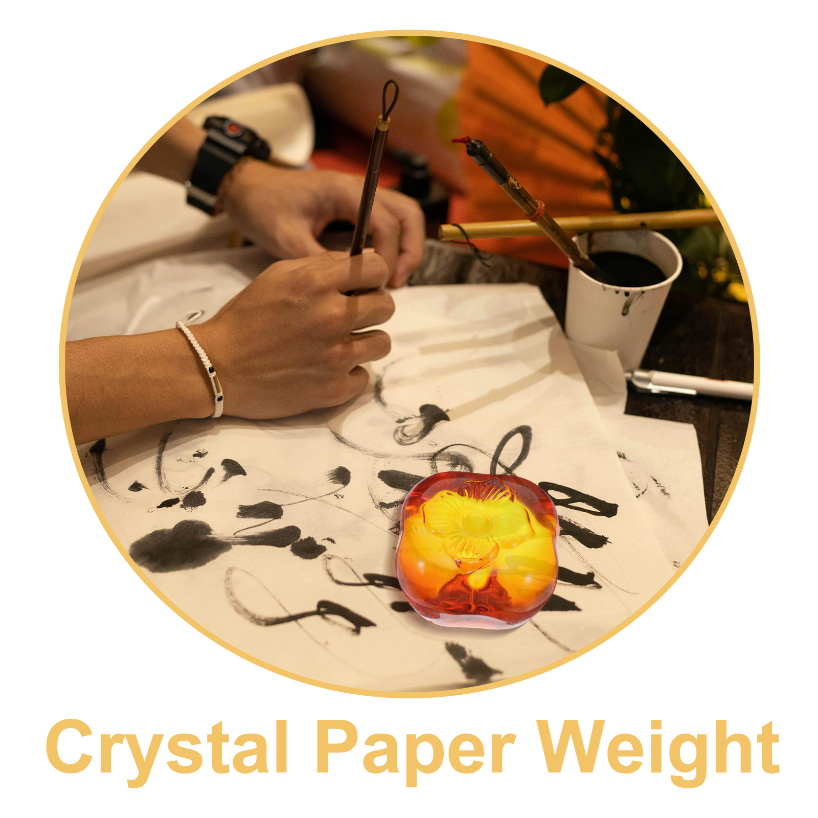 Szklana obciążarka do papieru  – Book Weight Glass recenzja i cena