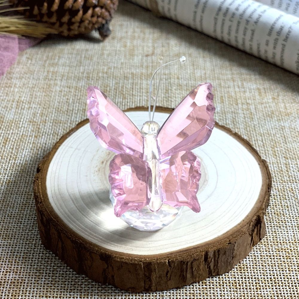 Kryształowy motyl z kulką figu – Paper Weight Crystal recenzja i cena