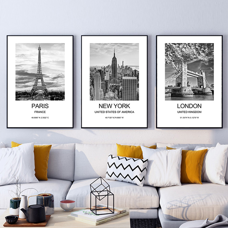 Miasto plakat nowy jork londyn – Ink Blotter Paper recenzja i cena
