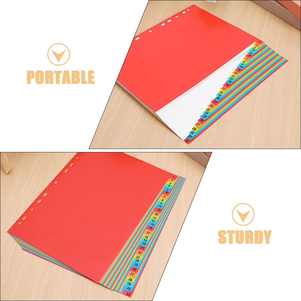 2 zestawy plastikowych segrega – Tab Divider A4 recenzja i cena