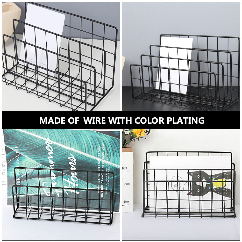 Metalowy organizer na biurko d – Magazine Holder Rack recenzja i cena